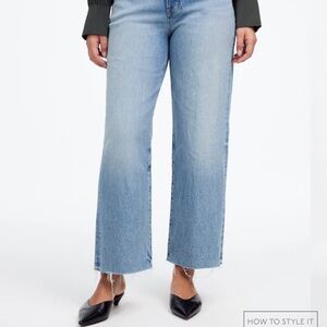 Madewell Light Blue Straight Leg Jeans